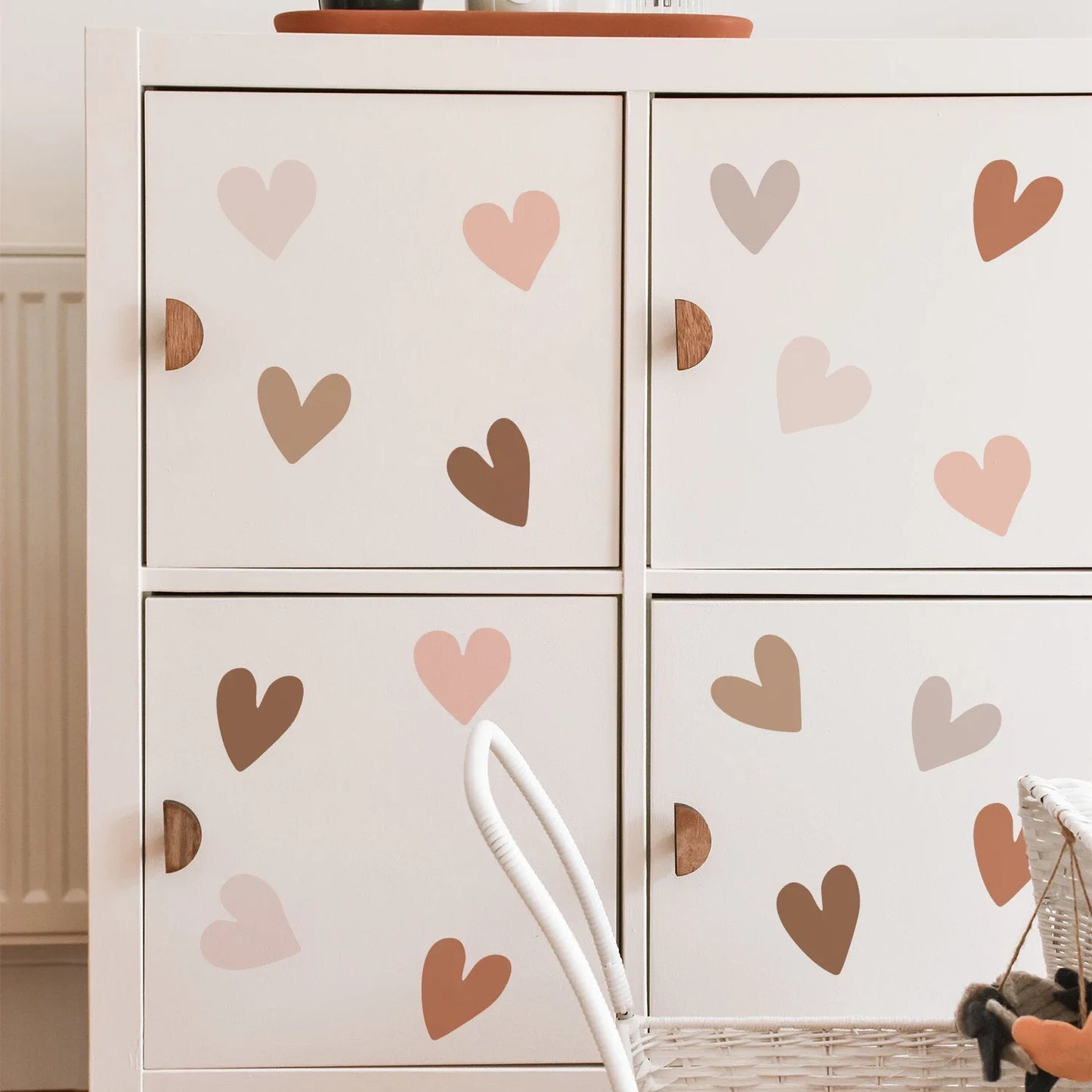 Boho Hearts Wall Sticker